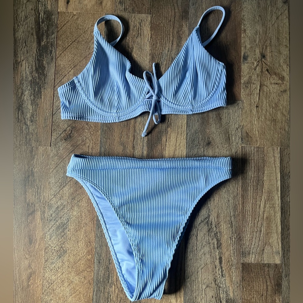 Ribbed Hollister Bikini Set